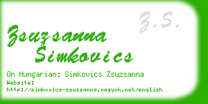 zsuzsanna simkovics business card